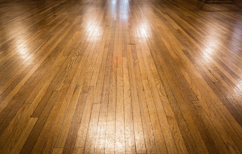 Refinished Bamboo Floor Surface
